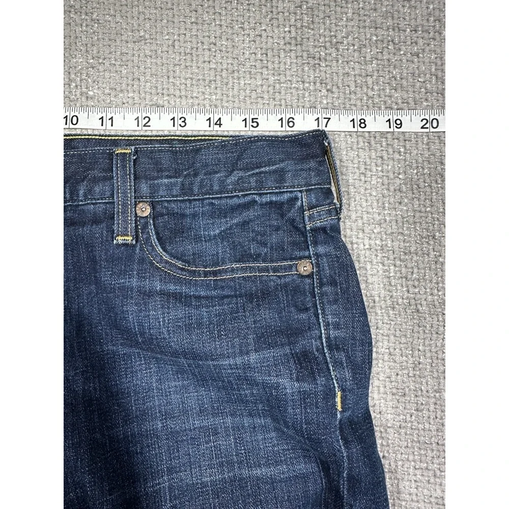 J Crew Jeans Womens 32 Blue Hipslung‎ Capri Y2K
